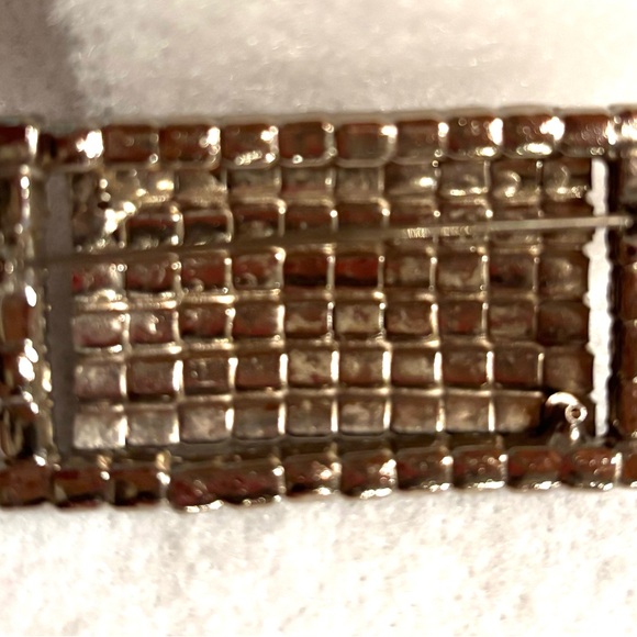Silver Rhinestone Brooch - Picture 3 of 3